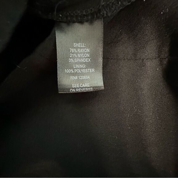 Torrid Womens Dress Size 26 Black Peplum Stretchy Open Back Sheath Short Sleeves - Picture 9 of 10